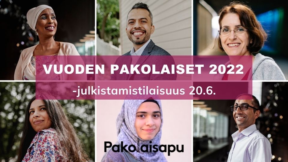 Vuoden Pakolaiset 2022 julkistamistilaisuus 20.6.